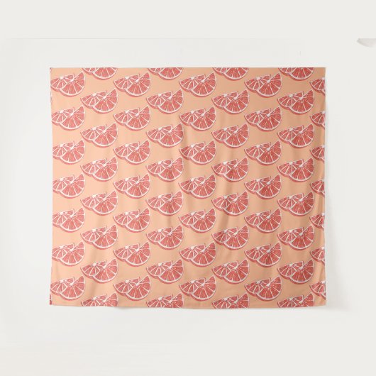 Orange Wandteppich (Vorderseite (Horizontal))