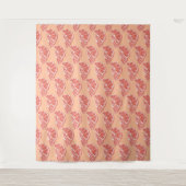 Orange Wandteppich (Vorderseite)
