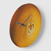 Orange Wanduhr (Winkel)