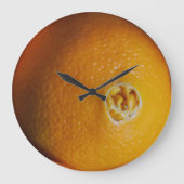 Orange Wanduhr (Vorderseite)