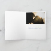 ORANGE WASSER LILY DANKEN SIE KARTE (Innenseite)