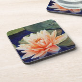 ORANGE WASSER LILY UNTERSETZER (Linke Seite)