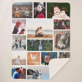 Orange Wasserfarbe Große Fotomaterial Sherpadecke