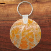 Orange Wasserfarbe - Schlüsselkette Schlüsselanhänger (Vorderseite)