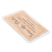 Orange Wasserfarbe Speichern Sie das Datumsfenster Magnet (Rechte Seite)