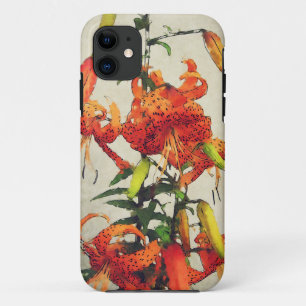 Orange-Wasserfarben-Tigerlilie 1 Case-Mate iPhone Hülle