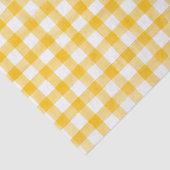 Orange Watercolor Gingham Seidenpapier (Ausschnitt)