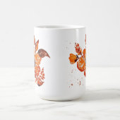 Orange Watercolor Kaffeetasse (Mittel)