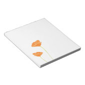 Orange Watercolor Notizblock (angewinkelt)