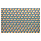Orange Watercolor Pumpkin Herbstsaison Stoff (Yard (91,4 cm))