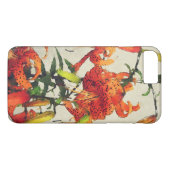 Orange Watercolor Tiger Lilie 1 Case-Mate iPhone Hülle (Rückseite (Horizontal))