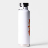 Orange Watercolor Trinkflasche (Rechts)