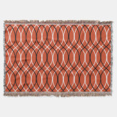 Orange Waves Decke (Vorderseite)