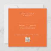 Orange Wedding QR Code UAWG (Vorderseite)