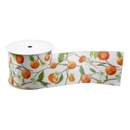 Orange Wedding Satin Ribbon Satinband
