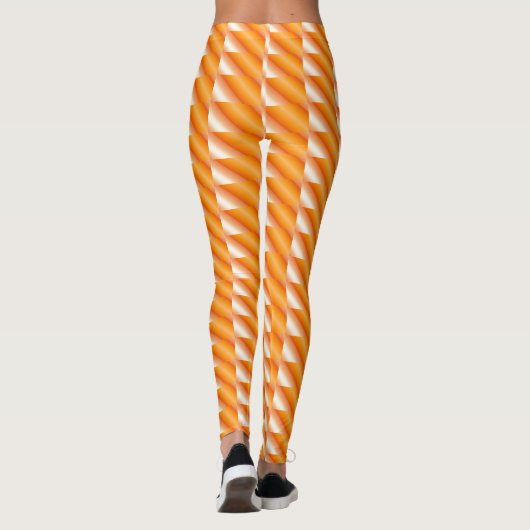 Orange Wedges Leggings (Rückseite)