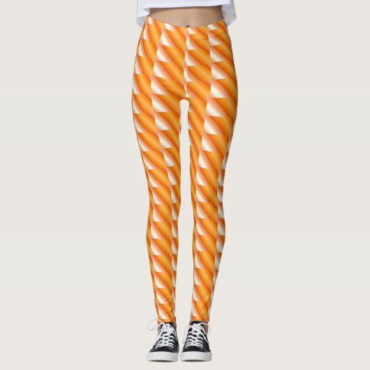 Orange Wedges Leggings (Vorderseite)