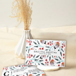 Orange Weeping Blume Wasserfarbmuster Visitenkarte<br><div class="desc">Dieses moderne und künstlerische Design ist perfekt für die trendige und stilvolle Frau. Es ist mit handgemalten orangen, korallenroten, dunkelweiss grün, und weißen Aquarellfarben Blume und Blätter Wildblume Muster. Es ist künstlerisch, ländlich, niedlich, einfach und süß. Stilisieren Sie mit diesem handgemalten Kunstwerk des Künstlers La Femme, Rachel Matheney. ***WICHTIGE HINWEIS...</div>
