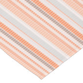 Orange weiche Streifen 14" X 72" Tabellen-Läufer Kurzer Tischläufer (Ecke)