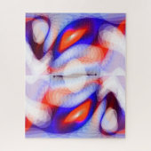 Orange Weihnachtslichtkunst Puzzle (Vertikal)