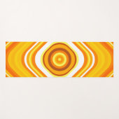 Orange, weißes und gelbes yogamatte (Vorderseite (Horizontal))