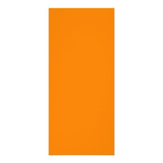 Orange Werbekarte (Vorne)