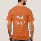 Orange Wesh Frère T-Shirt (Rückseite)