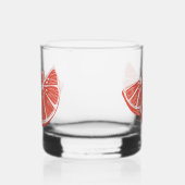Orange Whiskyglas (Rechts)