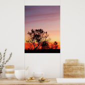 Orange Whispers Poster (Küche)