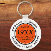 Orange White Black, Klasse 72, Wiedersehen Favors Schlüsselanhänger (Vorderseite)