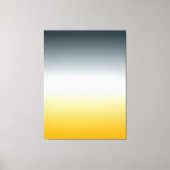 ORANGE WHITE BLUEGREEN Original Gradient Leinwand (Vorderseite)