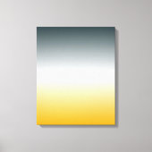 ORANGE WHITE BLUEGREEN Original Gradient Leinwand (Vorderseite)