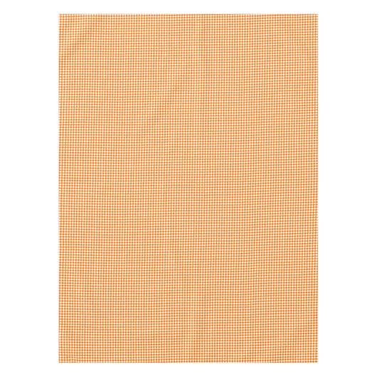 Orange White Checkered Karo Fall Halloween-Party Tischdecke (Vorderseite)
