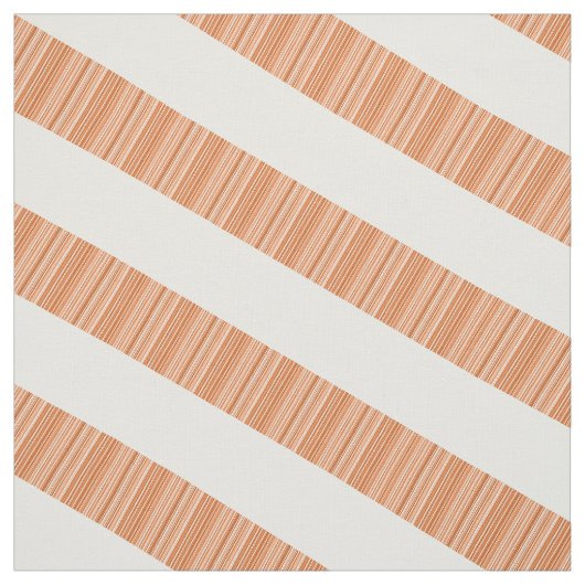 Orange White Diagonal Moderne Streifen Stoffe (Muster)
