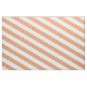 Orange White Diagonal Moderne Streifen Stoffe (Fat Quarter (45,7 x 55,9 cm))