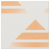 Orange White Geo Triangle Muster Stoff (Nahaufnahme)