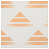 Orange White Geo Triangle Muster Stoff (Muster)