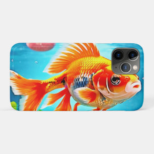 Orange White Goldfish Case-Mate iPhone Hülle