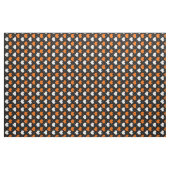 Orange White Hearts Black Stoff (Yard (91,4 cm))