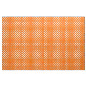 Orange White Polka Dots Textile Stoff (Yard (91,4 cm))