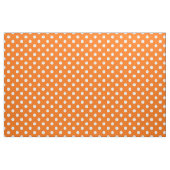 Orange White Polka Dots Textile Stoff (Fat Quarter (45,7 x 55,9 cm))