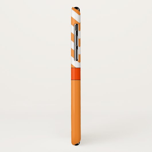 Orange & White Pumpkin Gewürze Imitate Bow Persona Case-Mate iPhone Hülle (Hinten/Links)