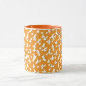 Orange White Trees Combo Tasse (Zentrum)