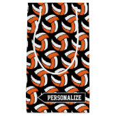 Orange, White und Black Volleyball - Persönlich ge Kleine Geschenktüte (Vorderseite)
