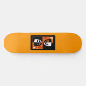 Orange Wilcard Skateboard Deck (Horizontal)