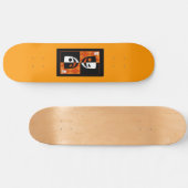 Orange Wilcard Skateboard Deck (Horizontal)