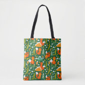 Orange Wild Herbst Winter Forest Fox Tasche (Vorderseite)