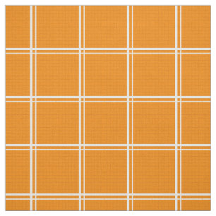 Orange Windows Kariert Stoff