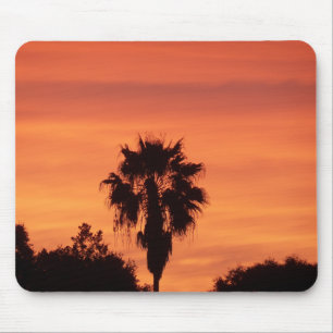 Orange Winter FL Sonnenuntergang Mousepad