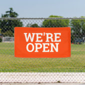 Orange wir sind Open Template Business Banner Zeic (Insitu)